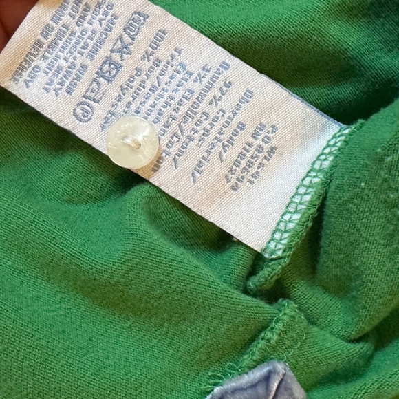 Boden Classic Green Cotton 6 Button Polo Shirt Women's Size M - Picture 5 of 5